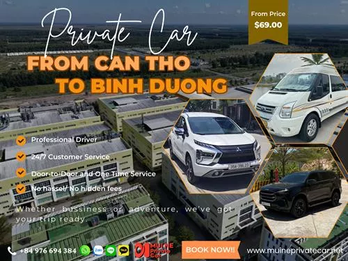 Can Tho to Binh Duong Private Car Transfer